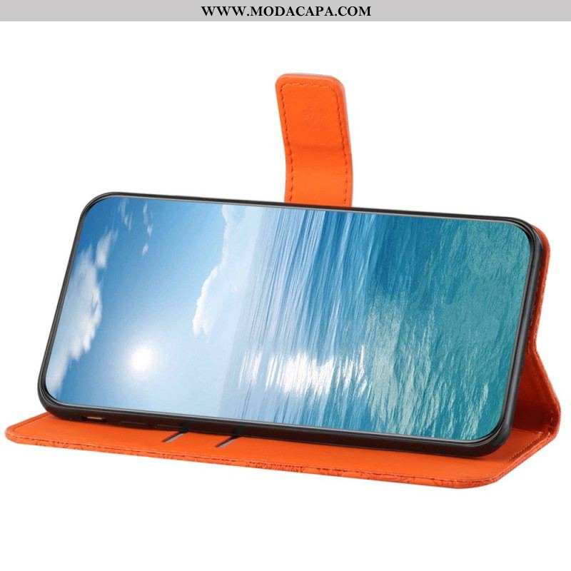 Capa De Couro Para Xiaomi Redmi A1 Padrão De Tapeçaria