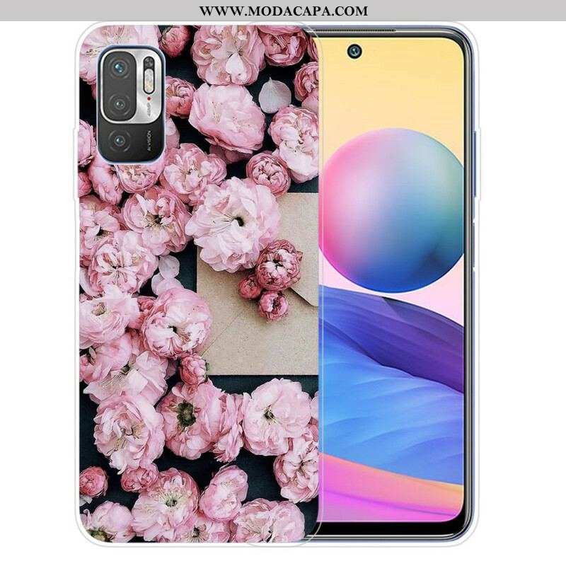 Capa Para Xiaomi Redmi Note 10 5G Flores Intensas