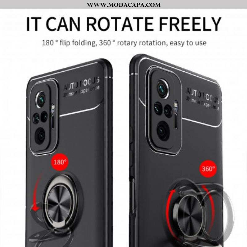 Capa Para Xiaomi Redmi Note 10 Pro Anel Giratório