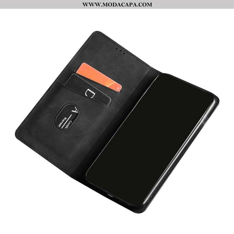 Capa De Celular Para Xiaomi Redmi Note 10 Pro Flip Toque De Pele Clássico