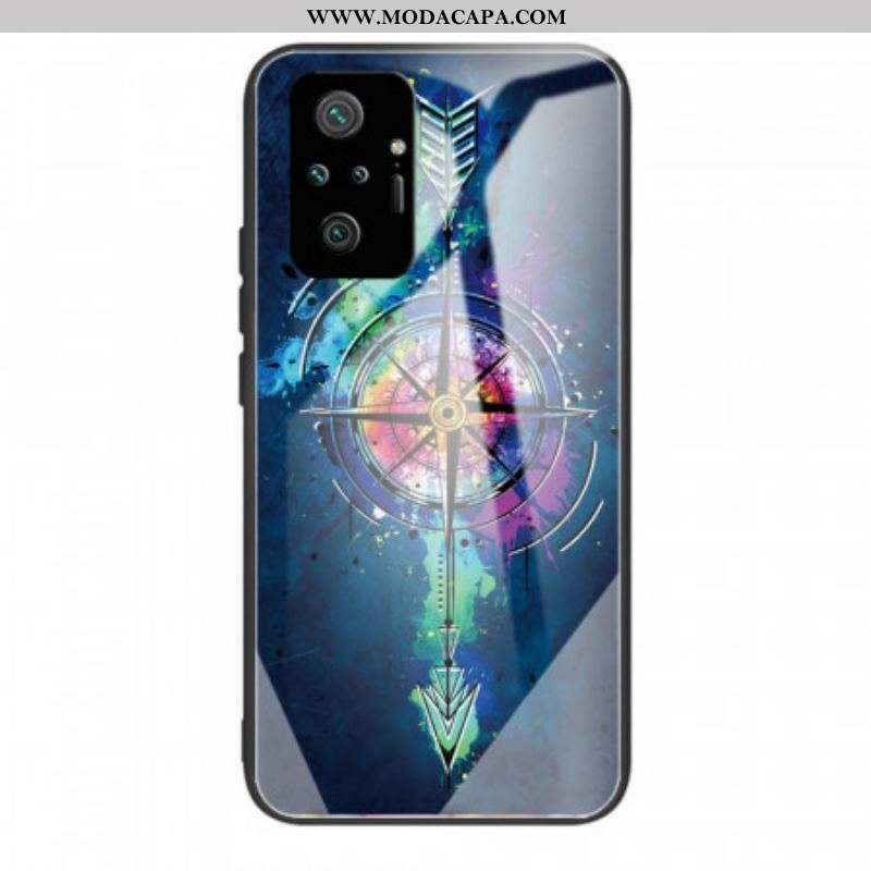 Capa Para Xiaomi Redmi Note 10 Pro Flecha De Vidro Temperado