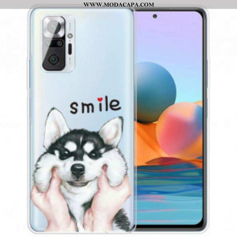 Capa Para Xiaomi Redmi Note 10 Pro Cachorro Sorridente