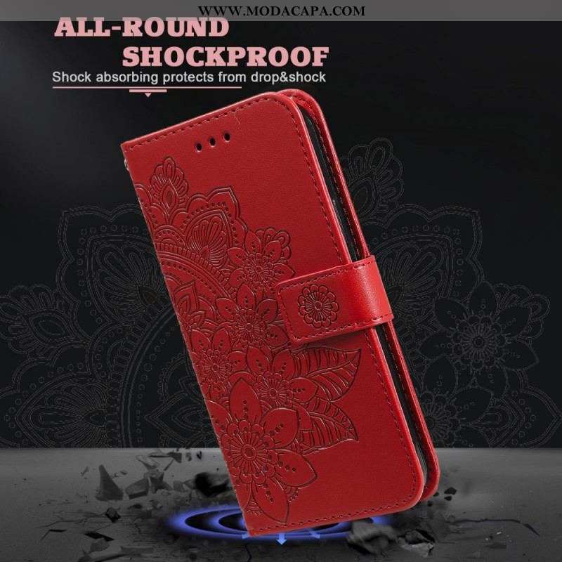 Capa De Couro Para Xiaomi Redmi Note 10 Pro Mandala