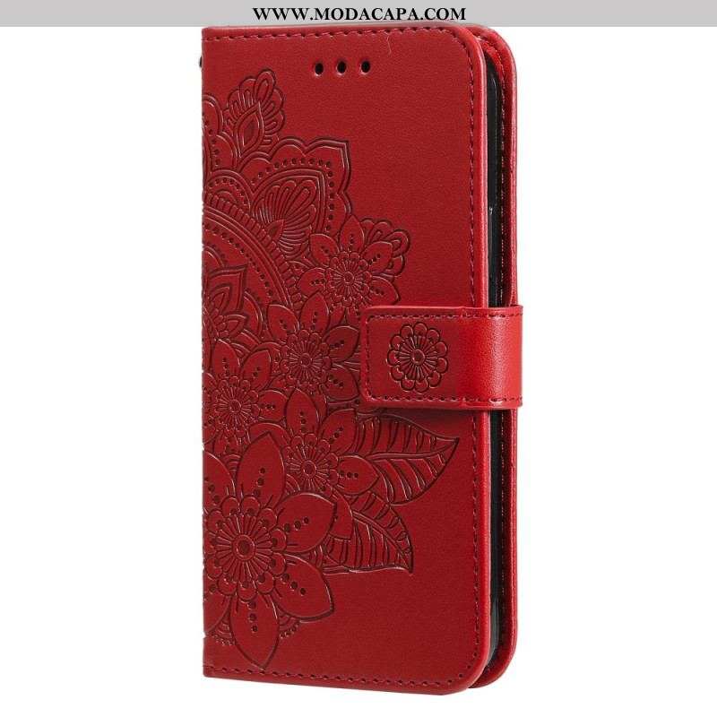 Capa De Couro Para Xiaomi Redmi Note 10 Pro Mandala