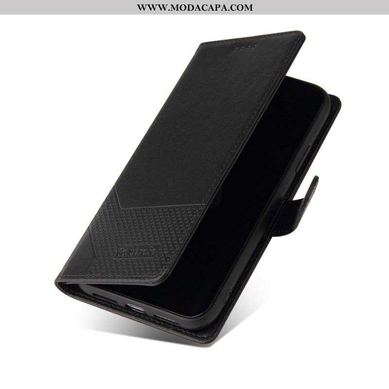 Capa Folio Para Xiaomi Redmi Note 10 Pro Efeito Couro Gq.utrobe