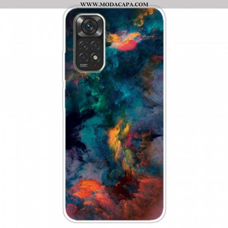 Capa Para Xiaomi Redmi Note 11 / 11S Nuvens Coloridas