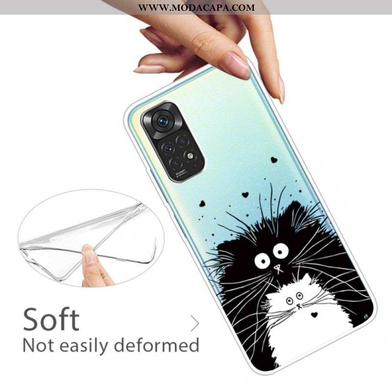 Capa Para Xiaomi Redmi Note 11 / 11S Olha Os Gatos