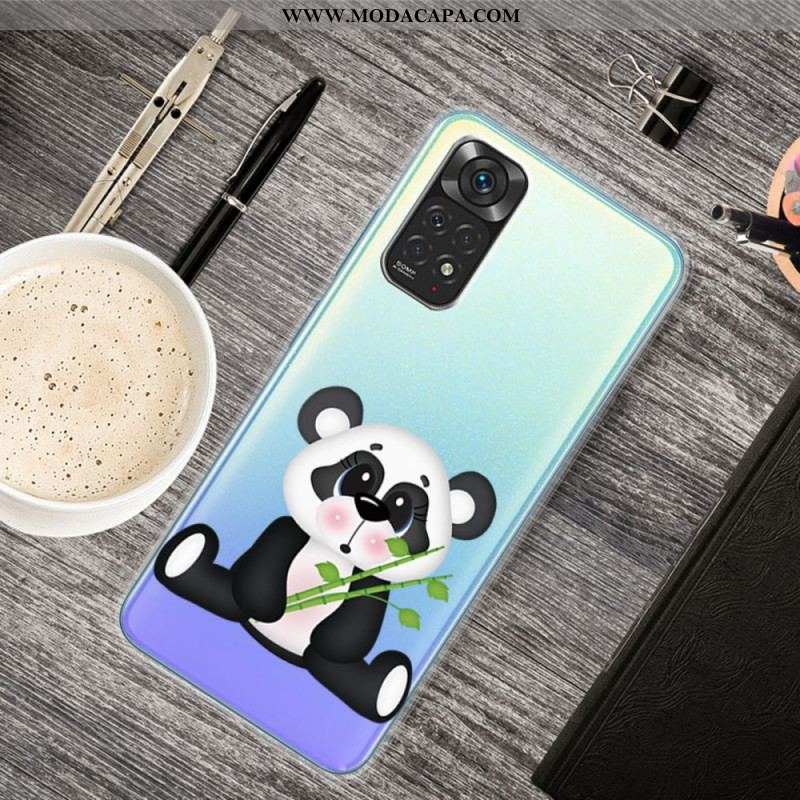 Capa Para Xiaomi Redmi Note 11 / 11S Panda Triste Sem Costura