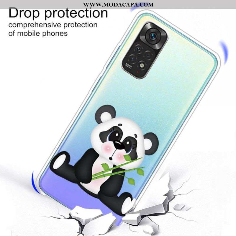 Capa Para Xiaomi Redmi Note 11 / 11S Panda Triste Sem Costura