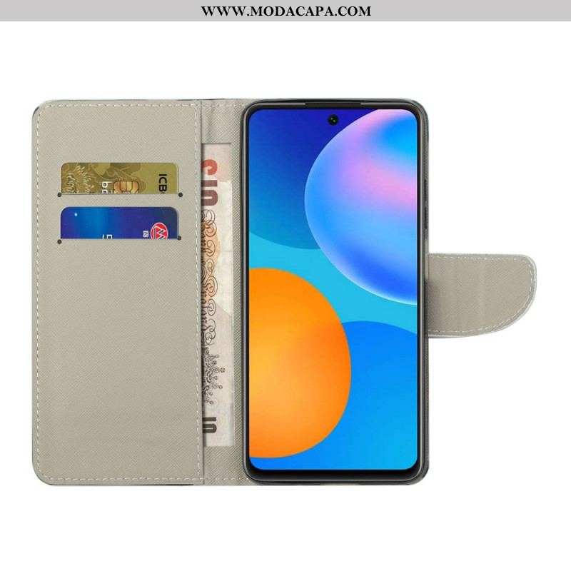 Capa De Couro Para Xiaomi Redmi Note 11 / 11S Vida Em Londres