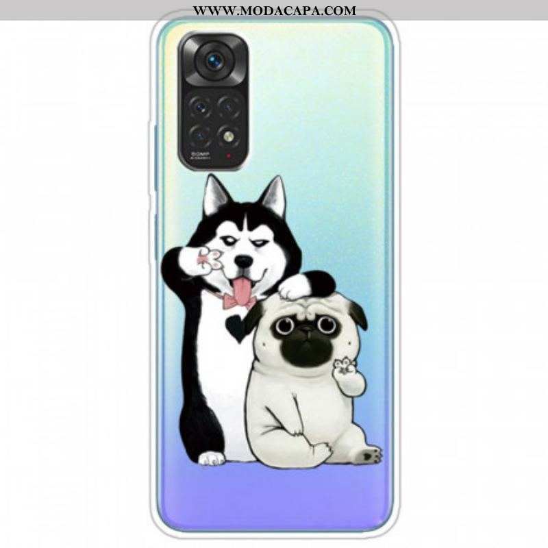 Capa Para Xiaomi Redmi Note 11 / 11S Cachorros Engraçados