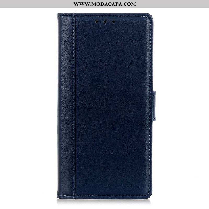 Capa Flip Para Xiaomi Redmi Note 11 / 11S Estilo De Couro