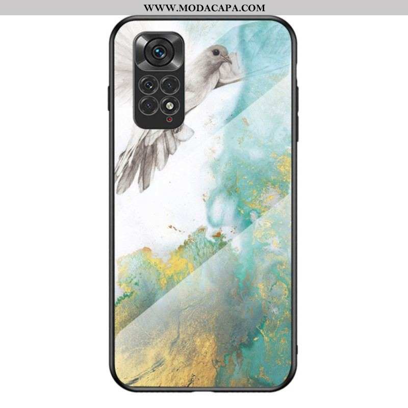 Capa Para Xiaomi Redmi Note 11 / 11S Vidro Temperado De Cores De Mármore