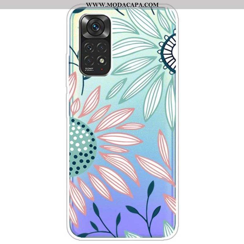 Capa Para Xiaomi Redmi Note 11 Pro / 11 Pro 5G Flor Sem Costura