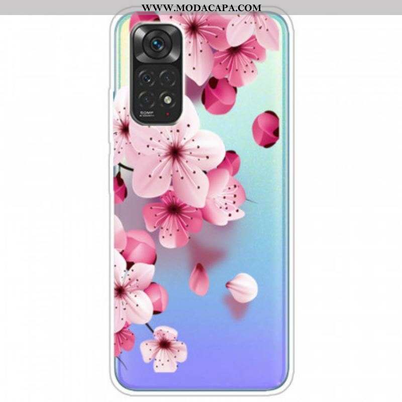 Capa De Celular Para Xiaomi Redmi Note 11 Pro / 11 Pro 5G Pequenas Flores Cor De Rosa