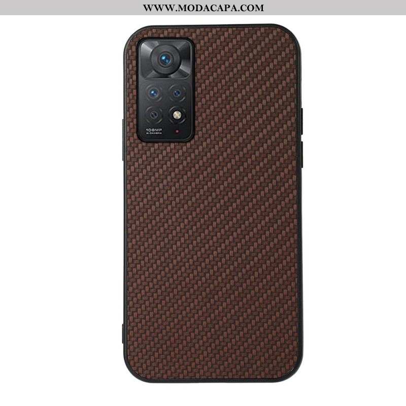 Capa Para Xiaomi Redmi Note 11 Pro / 11 Pro 5G Fibra De Carbono