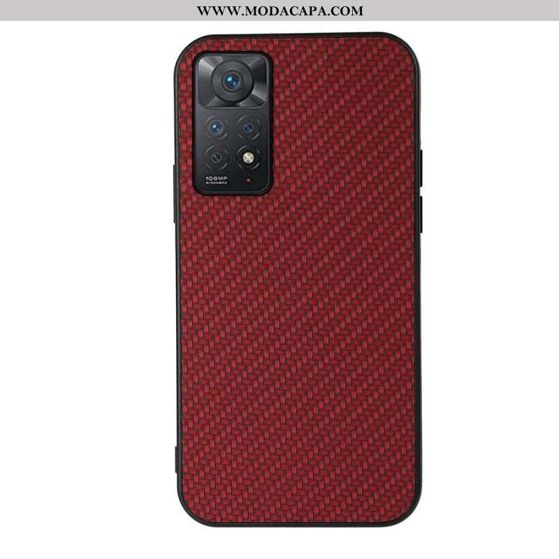 Capa Para Xiaomi Redmi Note 11 Pro / 11 Pro 5G Fibra De Carbono