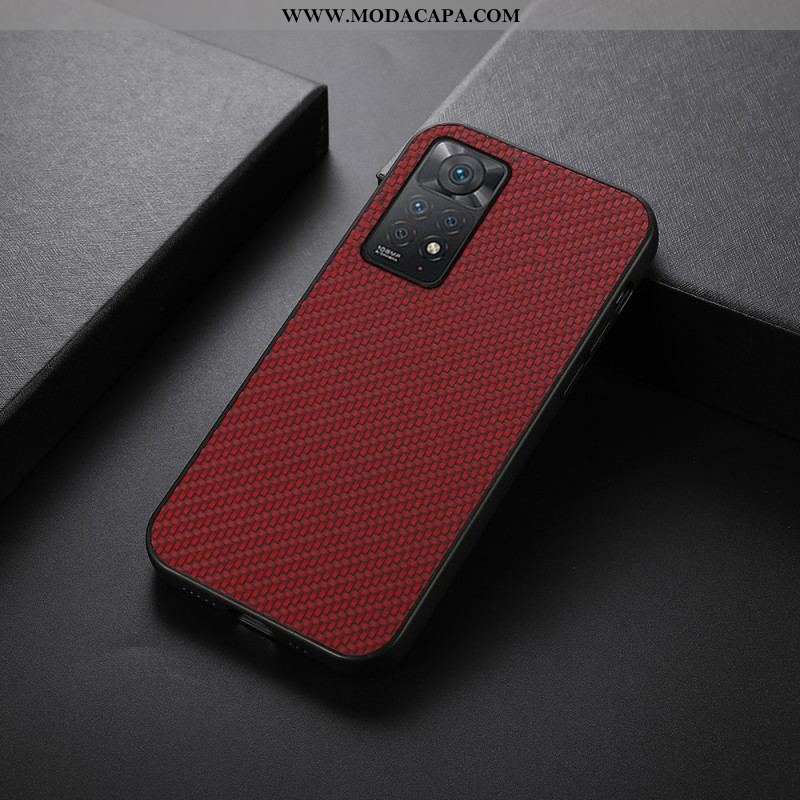 Capa Para Xiaomi Redmi Note 11 Pro / 11 Pro 5G Fibra De Carbono