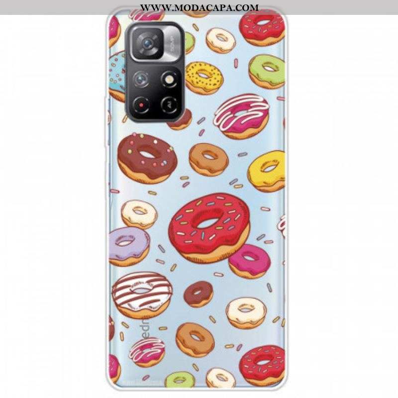 Capa Para Xiaomi Redmi Note 11 Pro Plus 5G Amo Rosquinhas