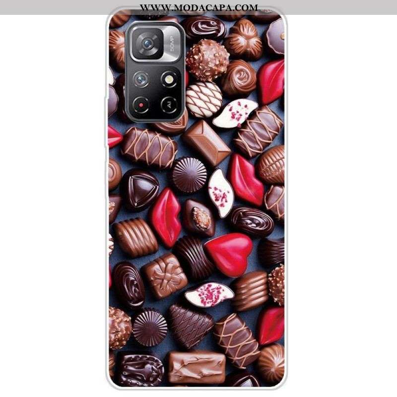 Capa De Celular Para Xiaomi Redmi Note 11 Pro Plus 5G Chocolate Flexível