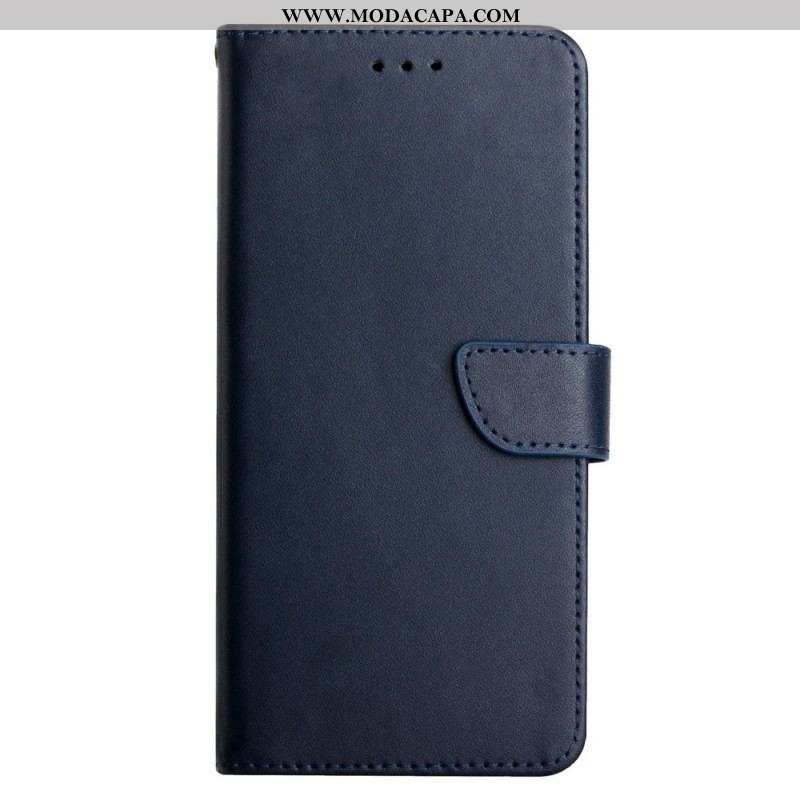 Capa Em Pele Para Xiaomi Redmi Note 11 Pro Plus 5G Couro Napa Genuíno