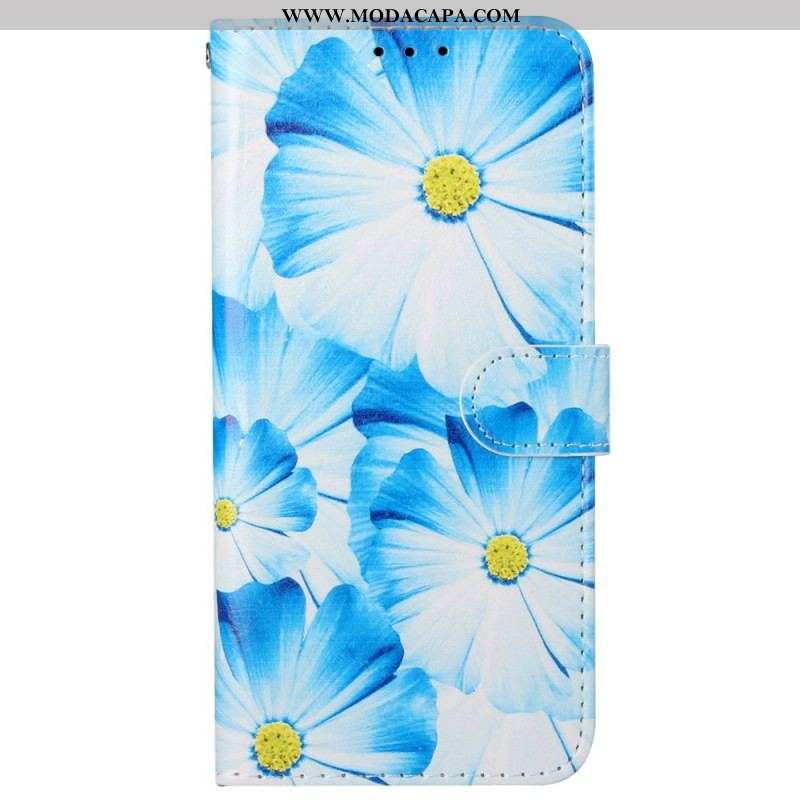 Capa Folio Para Xiaomi Redmi Note 11 Pro Plus 5G O Estilo Floral