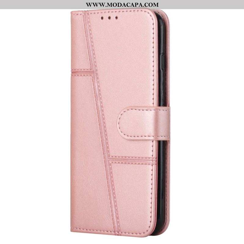 Capa De Couro Para Xiaomi Redmi Note 11 Pro Plus 5G Couro Falso Premium