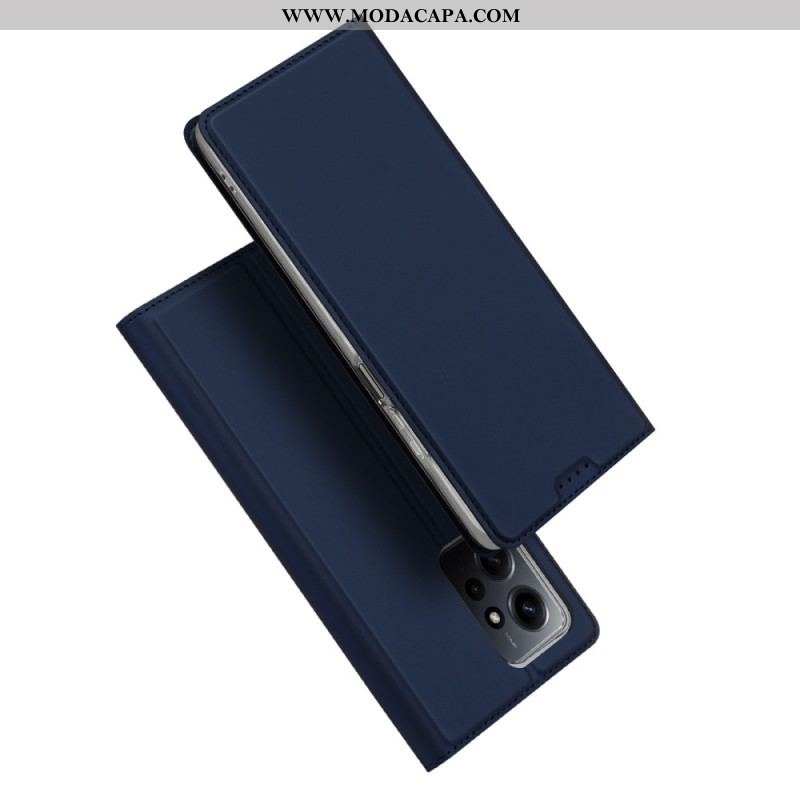 Capa De Celular Para Xiaomi Redmi Note 12 4G Flip Skin-pro Series Dux Ducis