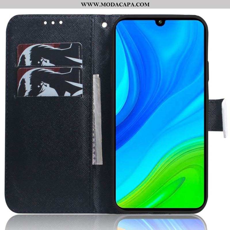 Capa Em Pele Para Xiaomi Redmi Note 12 4G Panda