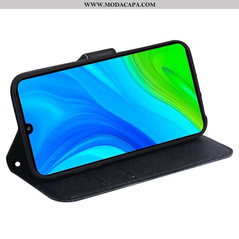 Capa Em Pele Para Xiaomi Redmi Note 12 4G Panda