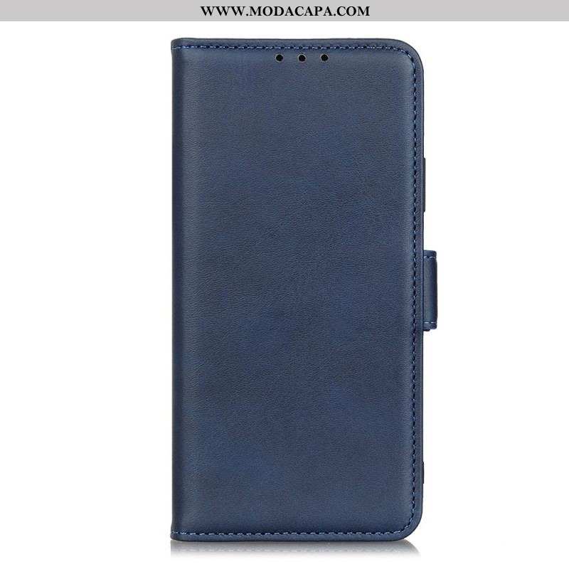 Capa Flip Para Xiaomi Redmi Note 12 4G Fecho Duplo