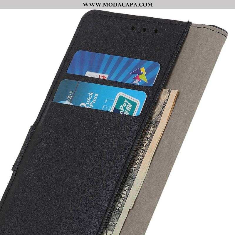 Capa Folio Para Xiaomi Redmi Note 12 5G Clássico