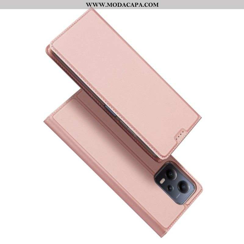 Capa De Celular Para Xiaomi Redmi Note 12 5G Flip Skin-pro Series Dux Ducis