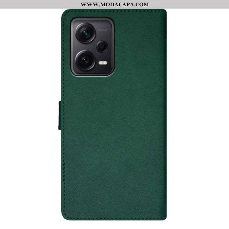 Capa Flip Para Xiaomi Redmi Note 12 Pro Plus Idewei Bicolor