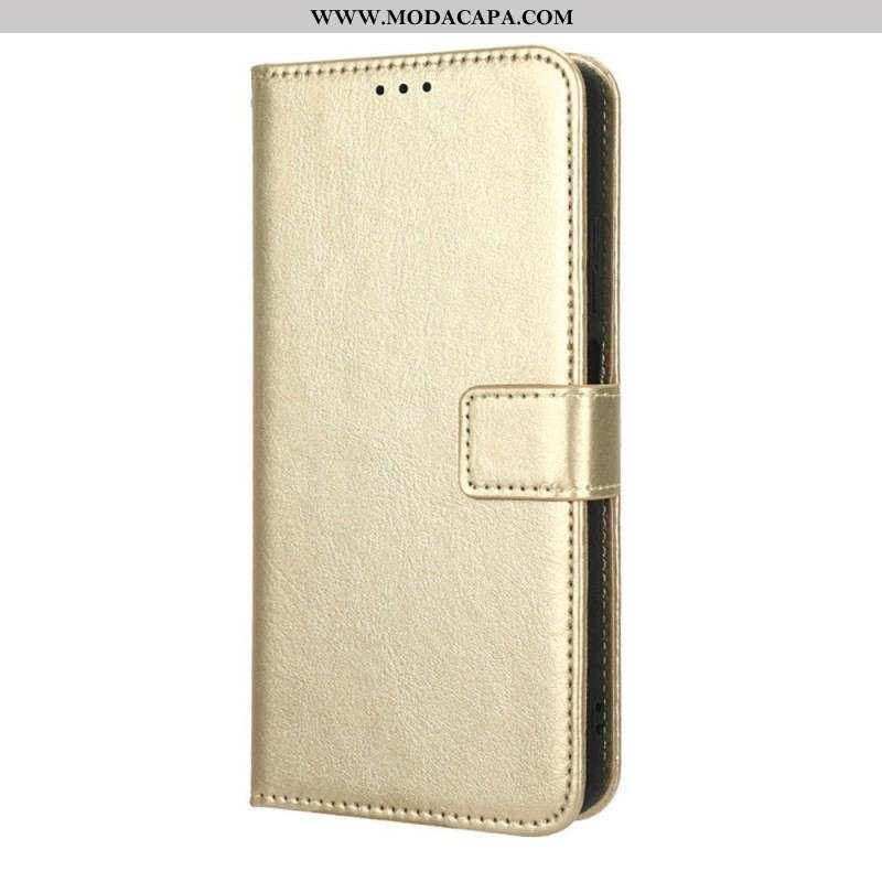 Capa De Couro Para Xiaomi Redmi Note 12 Pro Plus Couro Falso Chamativo