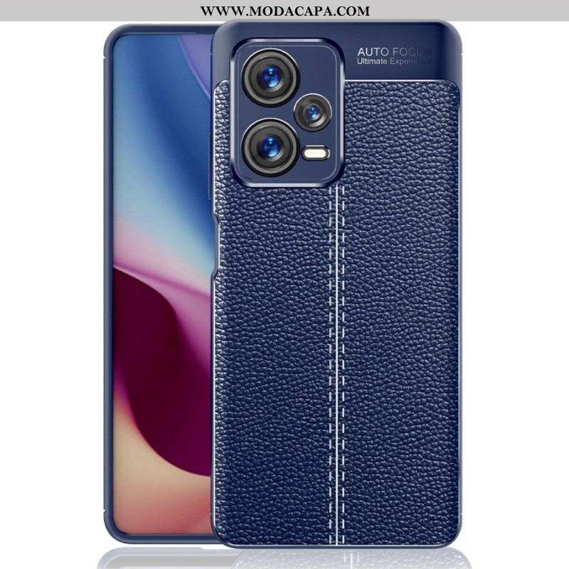 Capa De Celular Para Xiaomi Redmi Note 12 Pro Plus Linha Dupla Efeito Couro Litchi