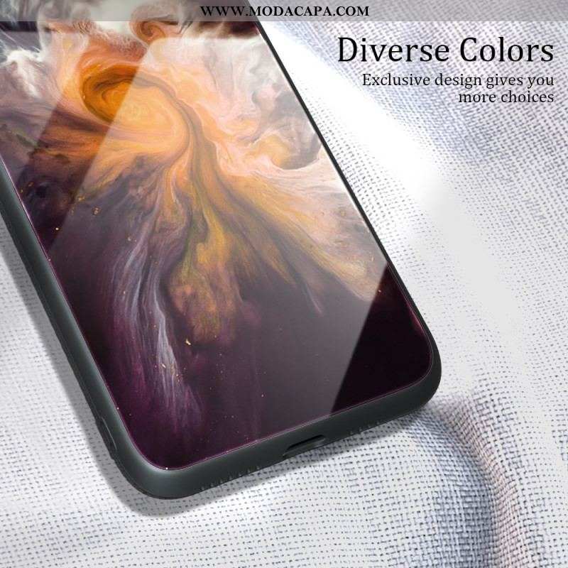 Capa Para Xiaomi Redmi Note 12 Pro Plus Vidro Temperado De Cores De Mármore