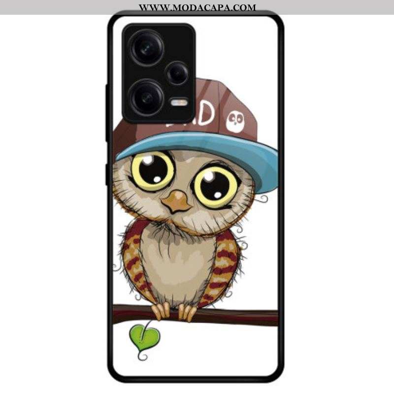 Capa Para Xiaomi Redmi Note 12 Pro Vidro Temperado Bad Owl