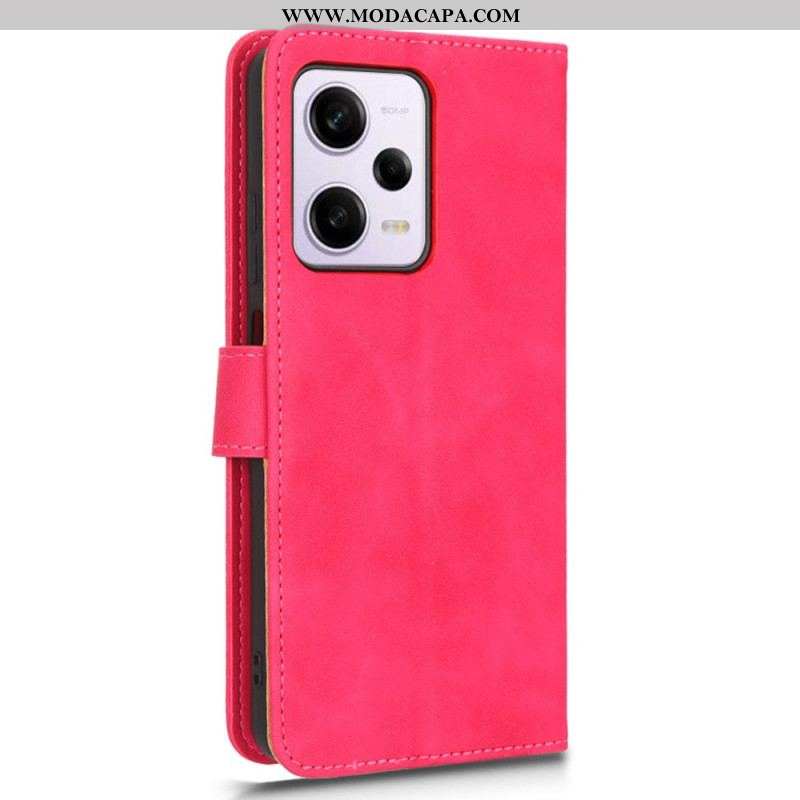 Capa Flip Para Xiaomi Redmi Note 12 Pro Vintage Com Cordão