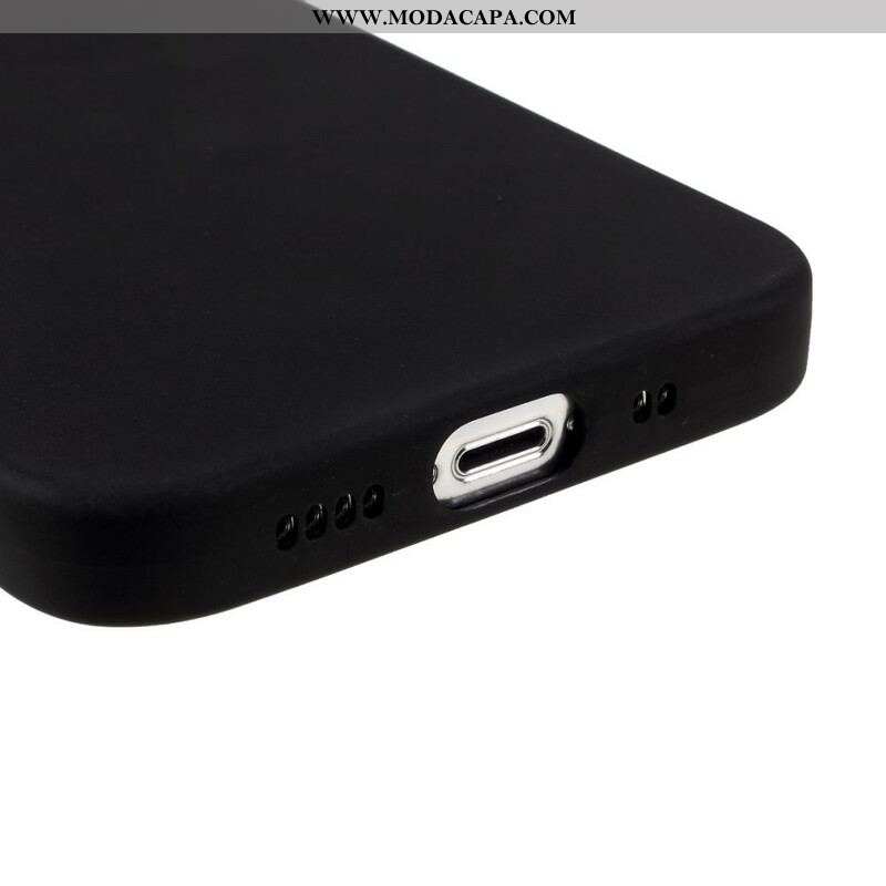 Capa Para iPhone 13 Mini Fosco De Silicone Flexível