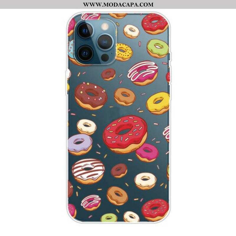 Capa Para iPhone 13 Pro Max Amo Rosquinhas