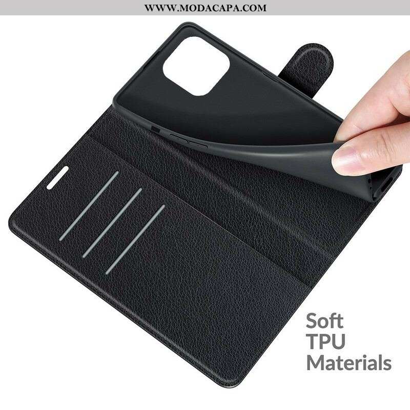 Capa Folio Para iPhone 13 Pro Max Clássico