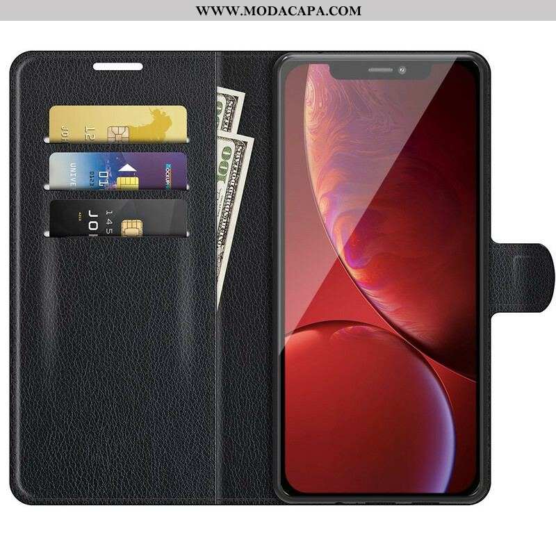 Capa Folio Para iPhone 13 Pro Max Clássico