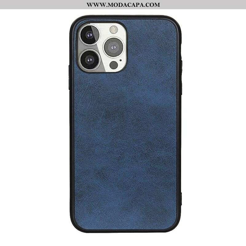 Capa Para iPhone 13 Pro Efeito De Couro De Aparência Refinada