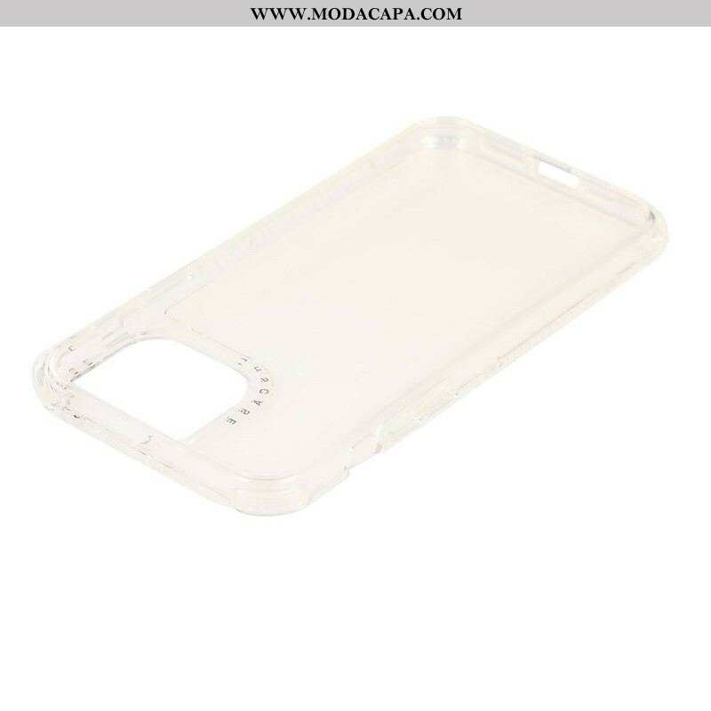 Capa Para iPhone 13 Pro Transparente Matizado