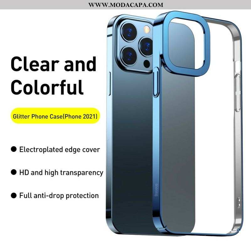 Capa Para iPhone 13 Pro Série Baseus Glitter