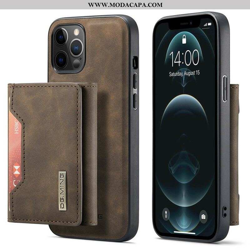 Capa Para iPhone 13 Pro Porta-cartões Destacável Dg.ming