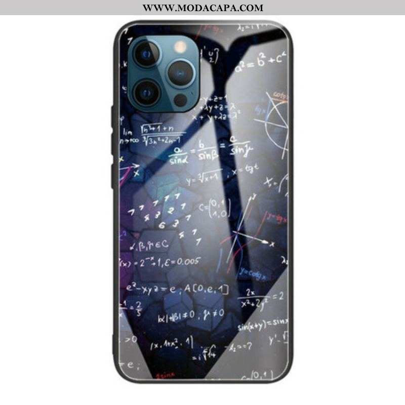 Capa Para iPhone 13 Pro Cálculos Matemáticos De Vidro Temperado