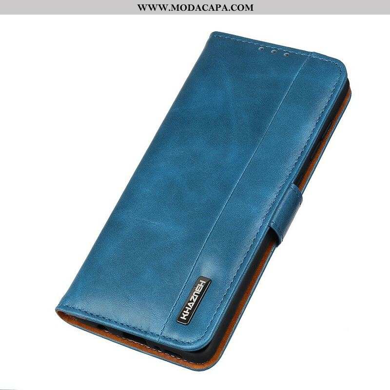 Capa Flip Para iPhone 13 Pro Khazneh Elegância Estilo Couro