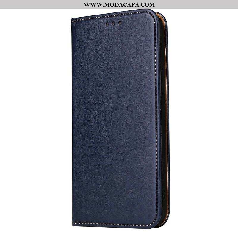 Capa De Celular Para iPhone 13 Pro Flip Imitação De Couro Sobriedade